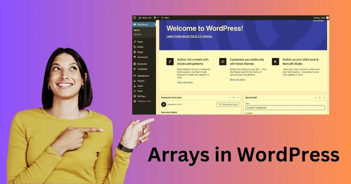 arrays in wordpress